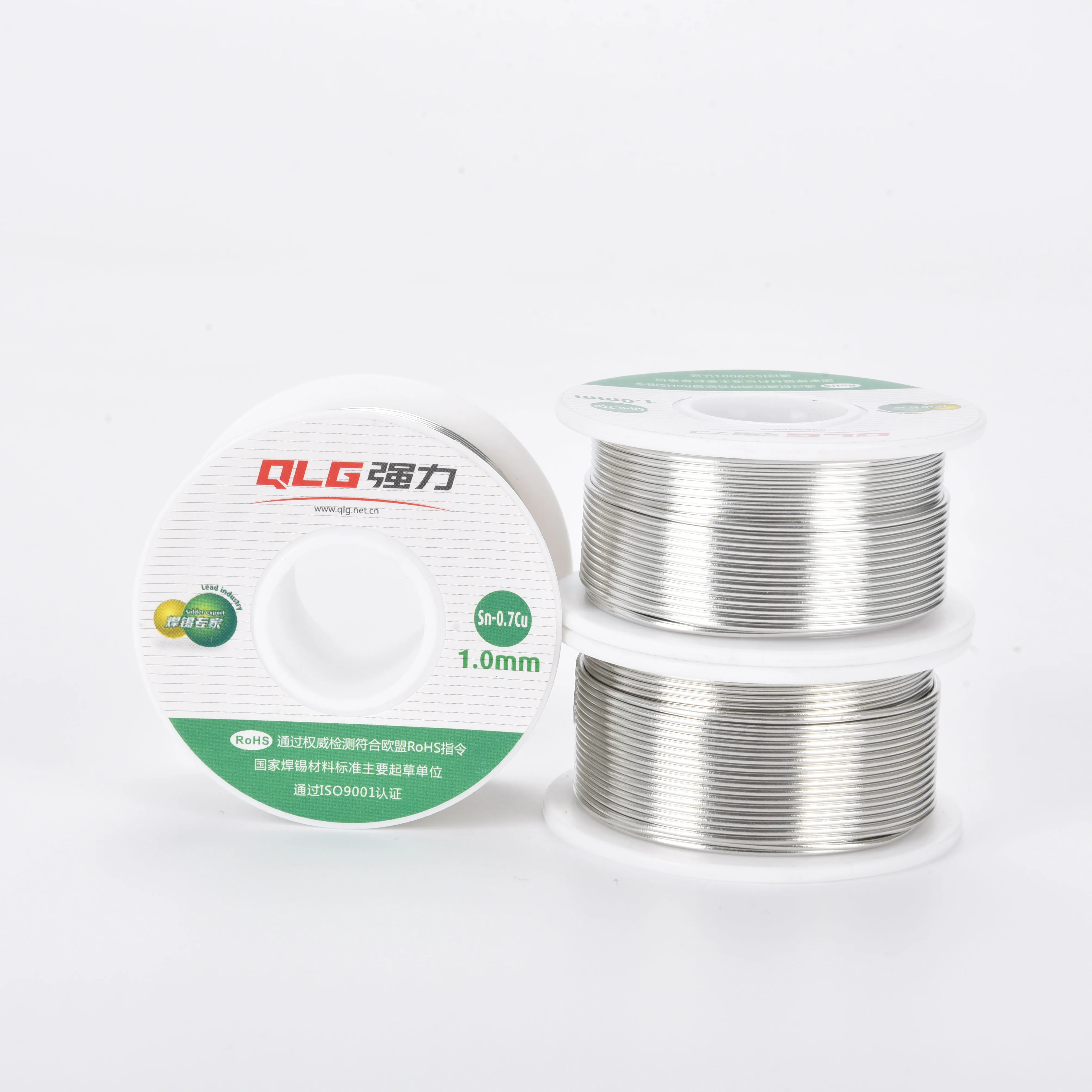 QLG  Flux Cored Rosin Lead Free Sn0.3Ag0.7Cu 1kg Solder Wire for LED PCB welding soldering