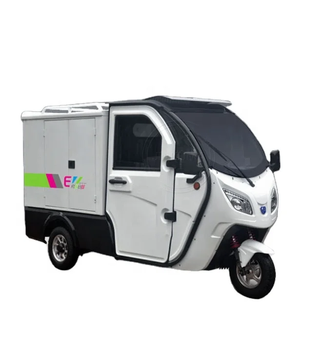 
China cheaper 1.5ton Cargo Truck Mini Box Van Small box trucks Electric Mini Van Electric Car For Commerical thansport 