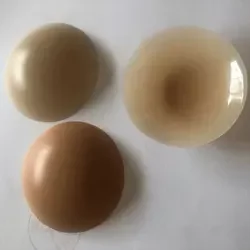 Reusable Invisible Round Shape Silicone Bra Pads Nipple Cover No Glue Adhesive Reusable Matte Silicone Nipple Cover Pasties