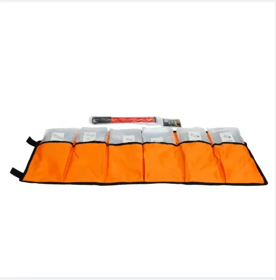 First Aid PVC Inflatable Air Splint Kit Set of 6 pcs Support Brace Fracture Injury Stabilizer
