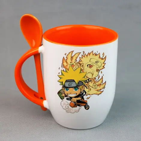 
Factory price Ceramic Coffee Sublimation Mug with Spoon Personalize Blank Ceramic Spoon Mugs for Sublimation with White Box 