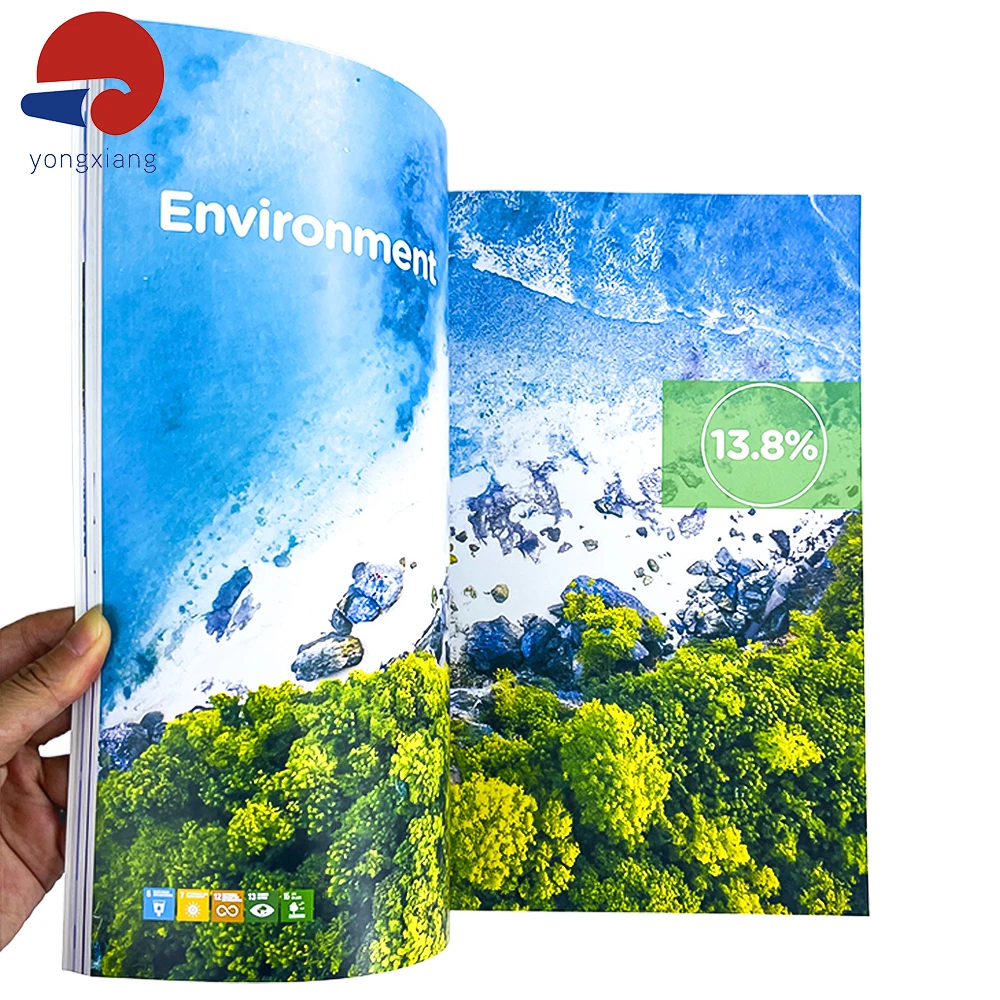 Full Colo Print Catalogue Wholesale Price Custom Brochure Design Printing