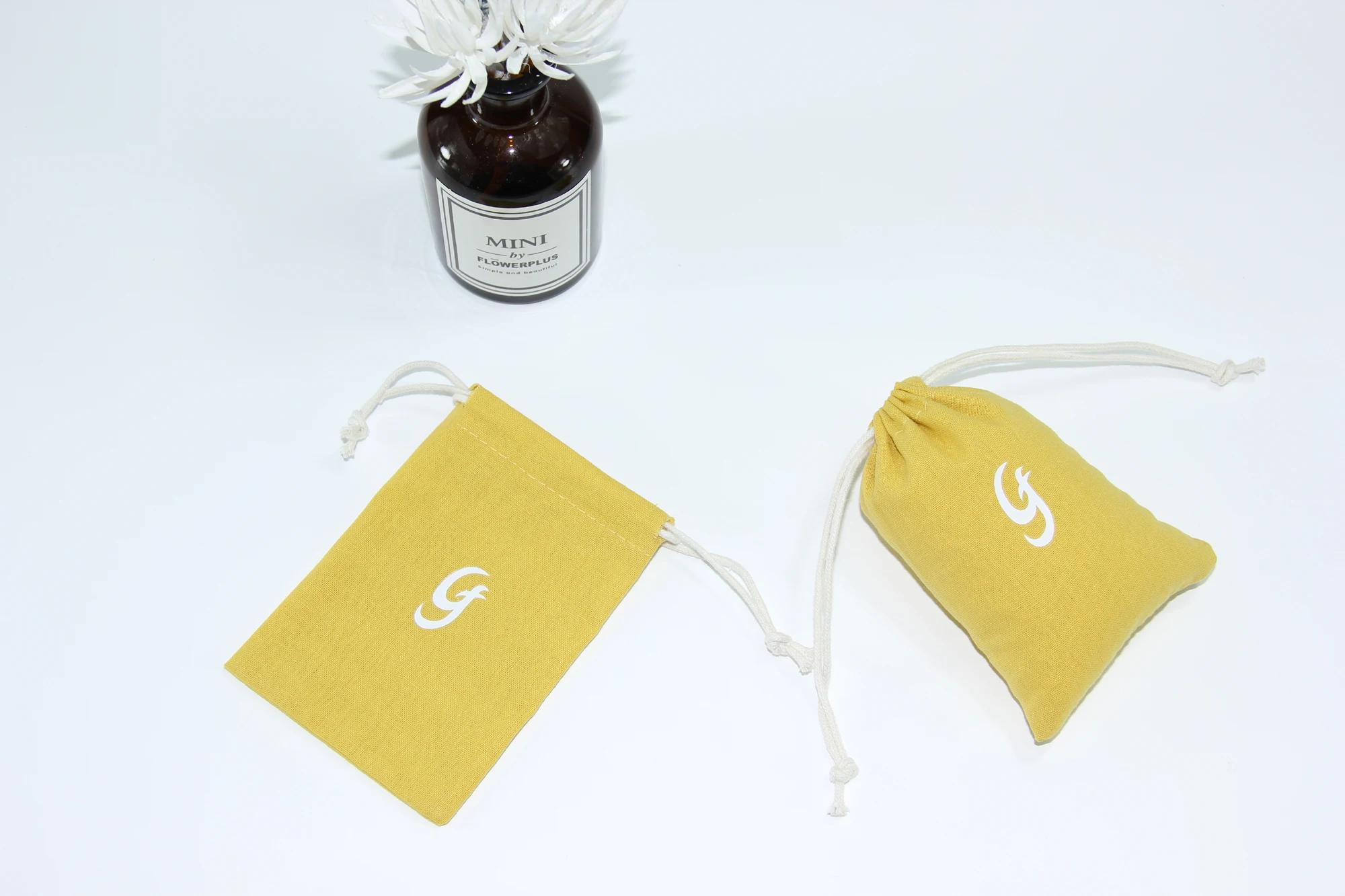 Customized Recyclable Cotton Drawstring Bags For Wedding Party Gift Packaging Grocery Organic Muslin Dust Bag Wrapping