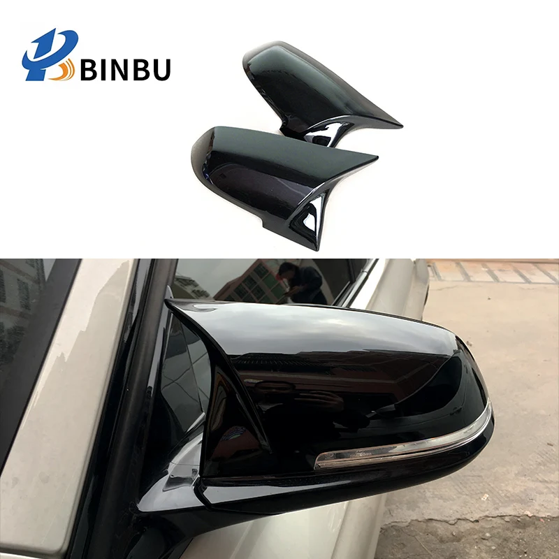 FOR BMW 1.2.3.4 series X1 rearview mirror cover black/blue/white m3 style /AN style Rear view mirror shell