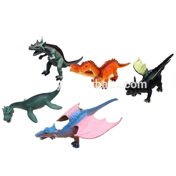 Wholesale High Quality Funny Monster Dinosaur Toys Exquisite Realistic 3D PVC Plastic Fly Dragon Figurines Decorations