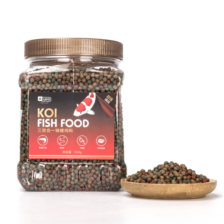 YEE профессиональный класс декоративная рыба Koi специальные пищевые гранулы для рыб не грязная вода высокий уровень белка