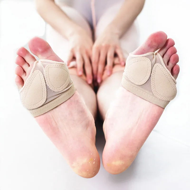 JW Mesh upper Girls Dance Half Shoes Women Split Sole Lyrical Shoes Foot Thong