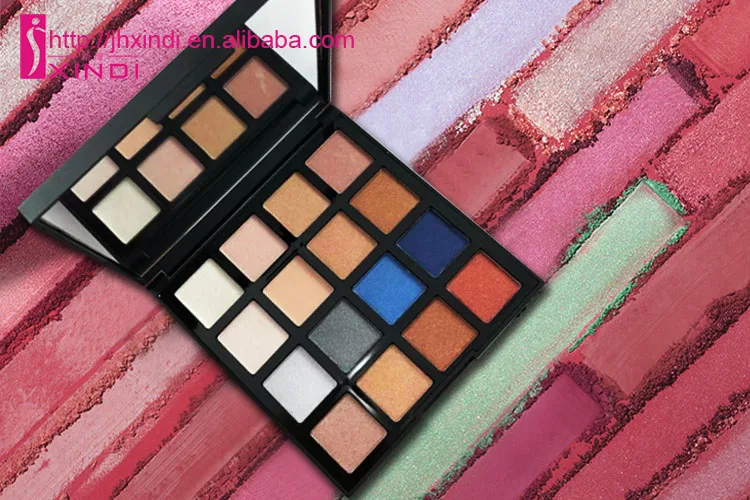 Custom Empty Makeup Cardboard Eyeshadow Palette Wholesale 16 Colors Eyeshadow Private Label