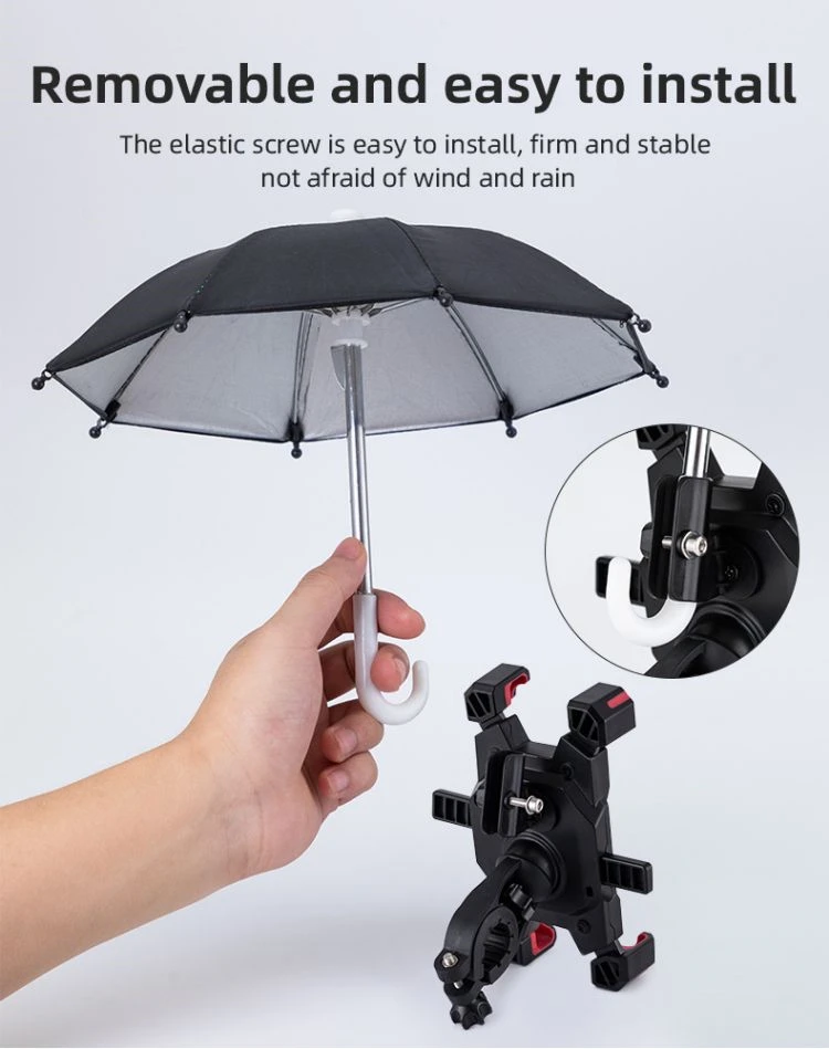High Quality Rearview Mirror Phone Holder With Sun Shade Umbrella Stable Waterproof Bracket Rainproof Bike Cycling Phone Holder.jpg