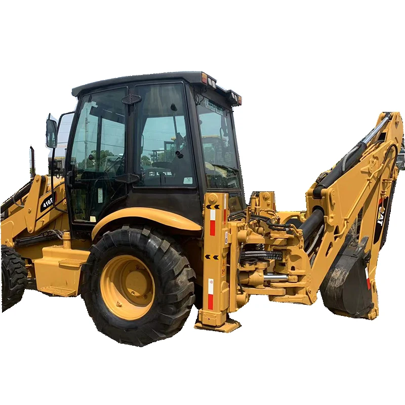 Small backhoe loader Caterpillar 416F used excavator loader machine CAT416F with high fuel efficiency and best price for sale