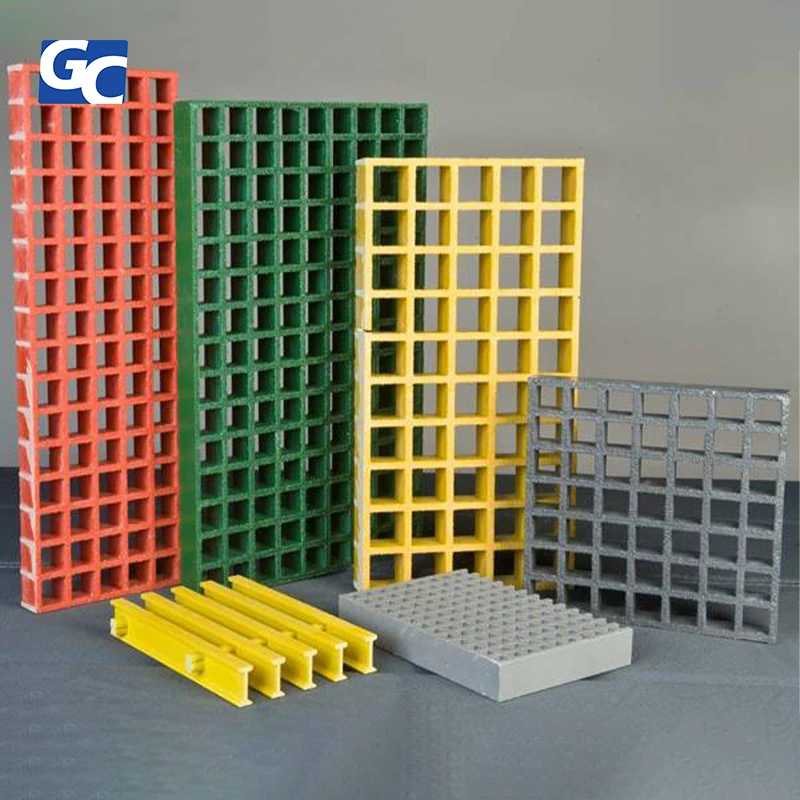 GRECHO Plastic Molded Frp Car Wash Grating Sheet Fiberglass Mesh Grate