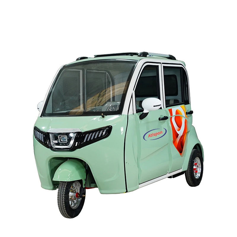 The Newest Electric Tricycle Four Doors  Electric Vehicle For 3 Adults With Best Price Of China Manufacturer