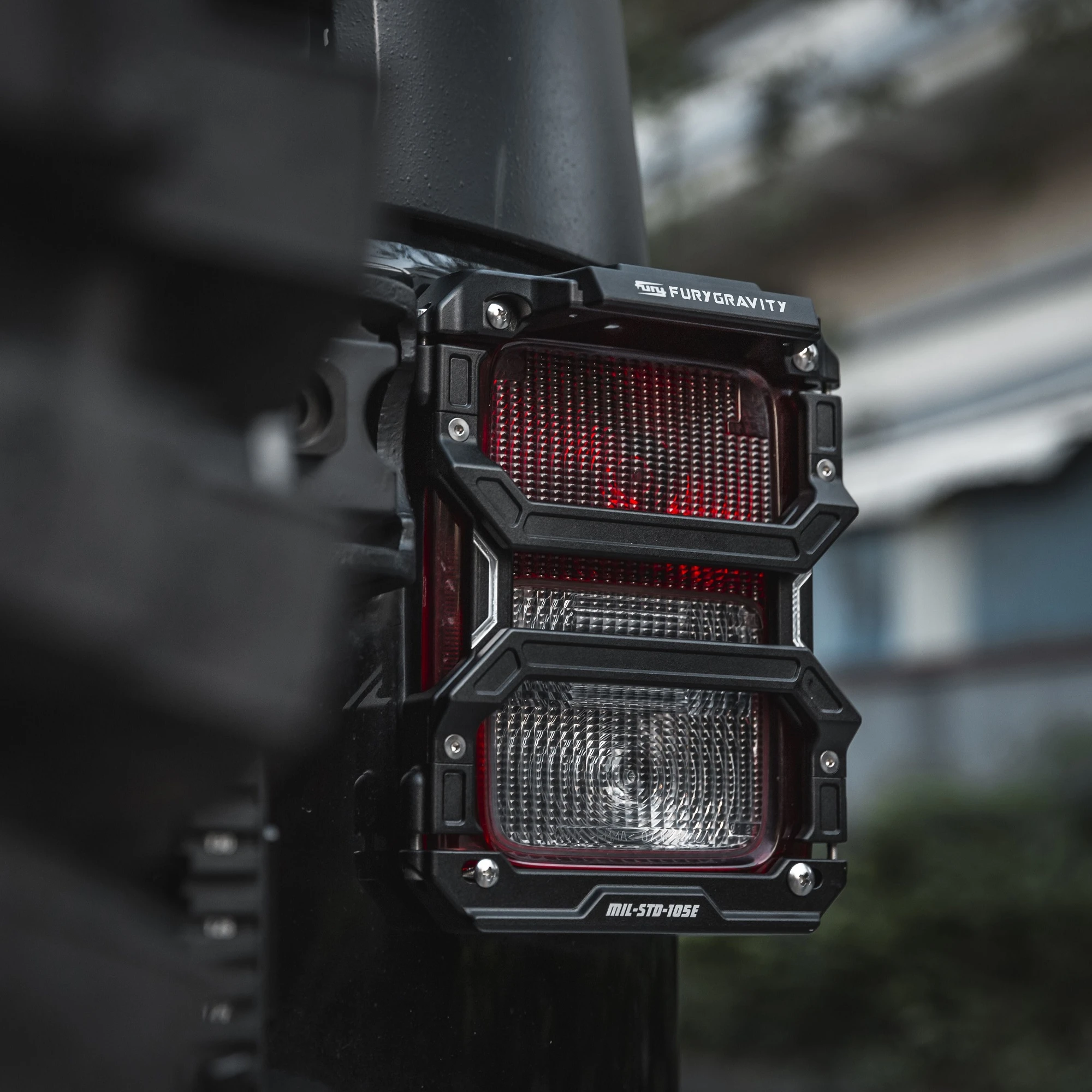 Fury 2007-2017 JK 4x4 accessories cnc Aluminum Taillight covers CNC tail lamp cover for Jeep Wrangler