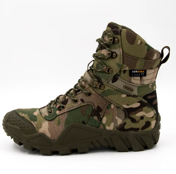 DFA1206 AS33 8 inches Multicam CP Digital camouflage land tactical boots with canvas sleeves breathable 3 seasons boots