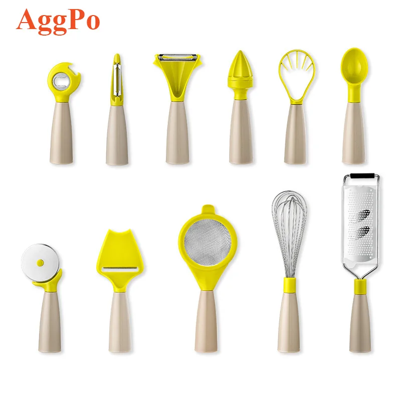 Kitchen Gadget Set Utensils - Silicone Cooking Utensils - Non-Stick Silicone Cooking Kitchen Utensils Spatula Set