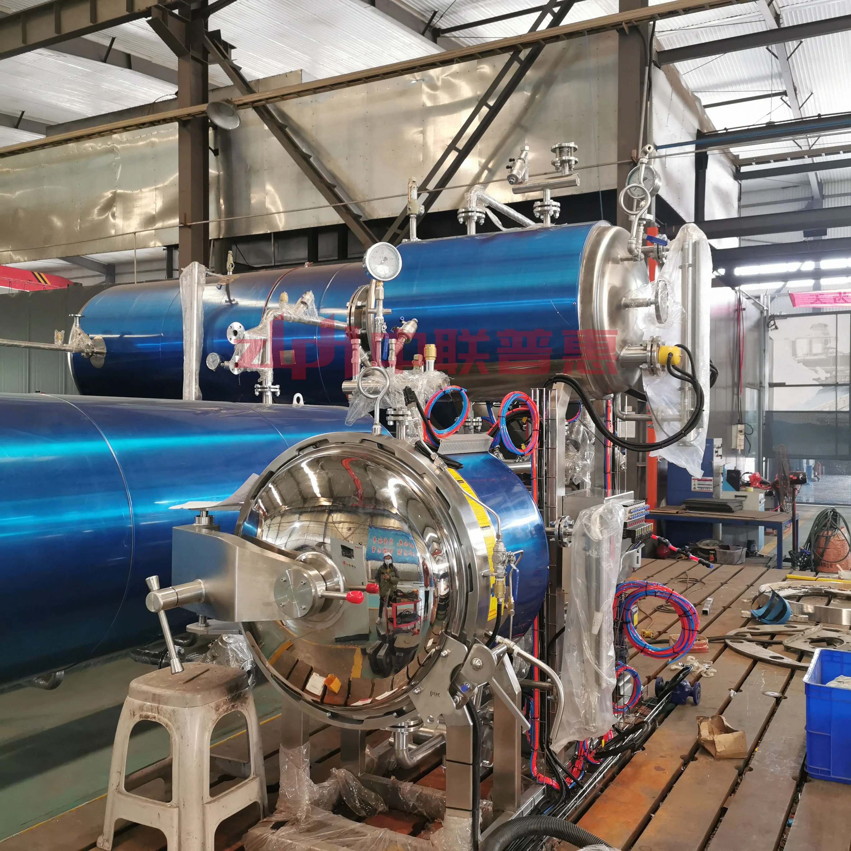 Market Popular Laboratory Glass  Retort Autoclave Industrial  HPP Machine  For New Food/Beverage Products Development Testing