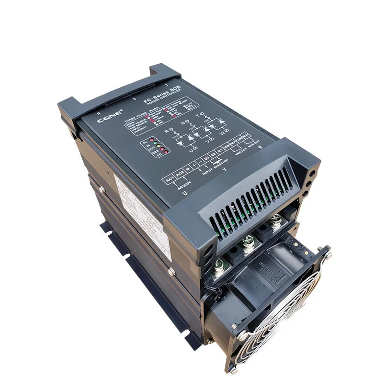 3 Phase 110-440VAC 80A SCR Power Controller Voltage Regulator FC3P-3V080-210 With RS-485 0-10V, 4-20mA, 0-5V Control Signal