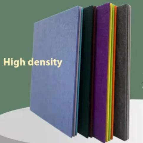 Custom Polyester fiber Felt Color Grooved Acoustic Board Wall Office Polyester Fiber Acoustic Panel