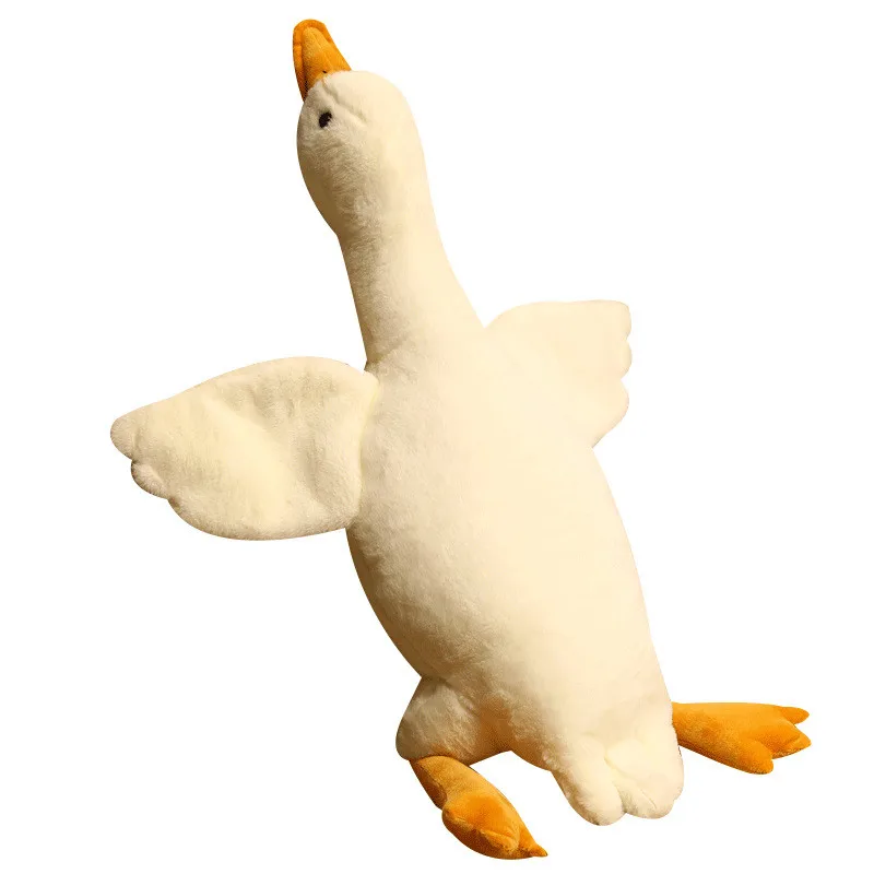 Hot sale mallard plush pillow Extra large throw pillow gray white brown duck doll pillow