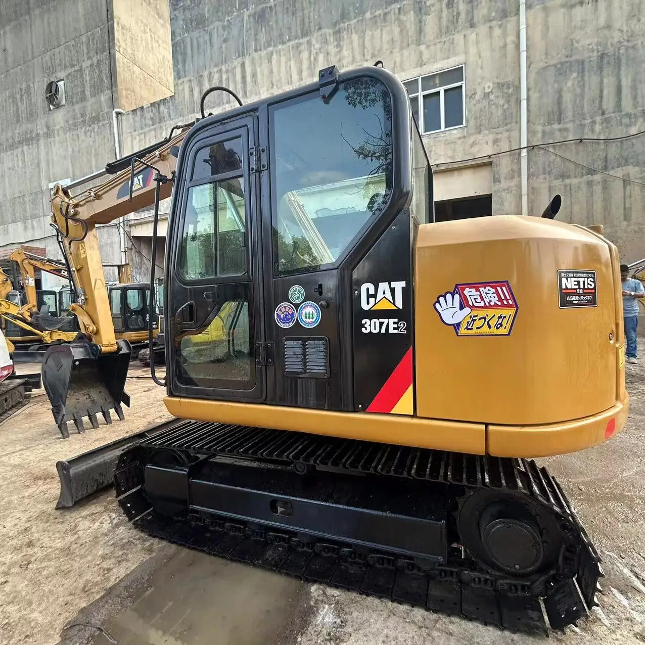 95% Новый подержанный экскаватор Caterpillar Cat307e 306 б/у бренд 7 тонн 307 Cat в отличном состоянии