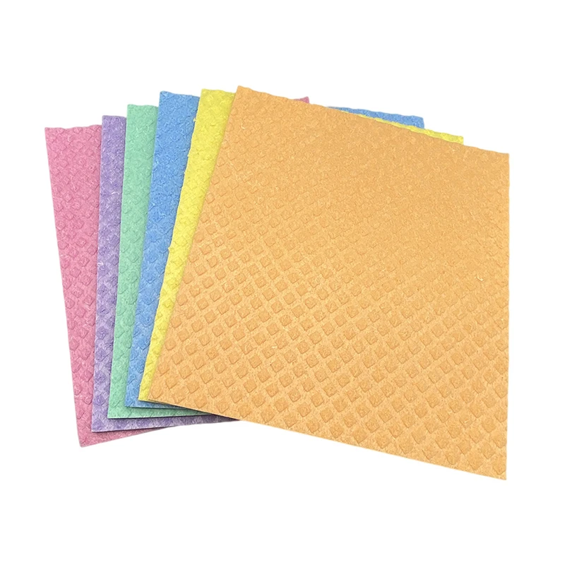 Esun Reusable Compostable Sweden Cellulose Sponge Limpieza De Cocina Swedish Dishcloth For Washing Dishes