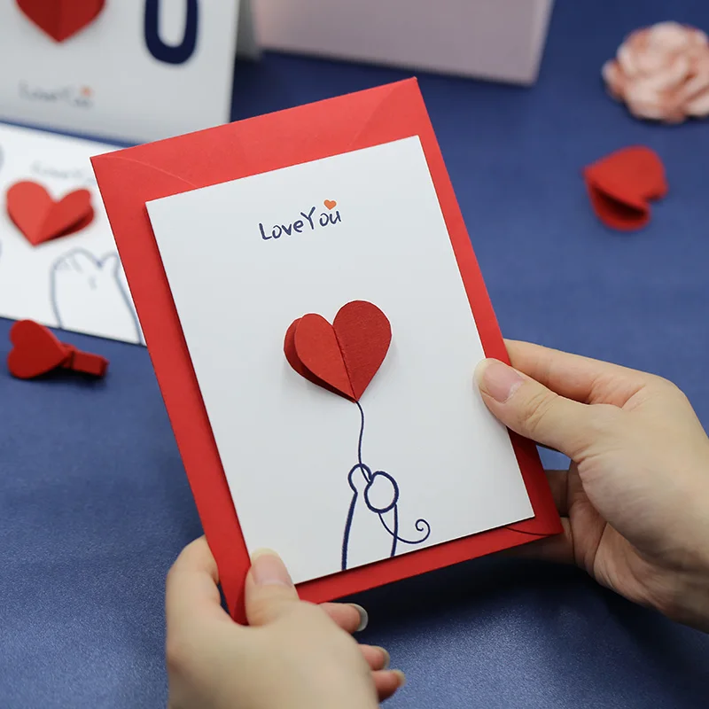 Full Love Birthday Card Funny Creativity Valentines Day Gift Cards