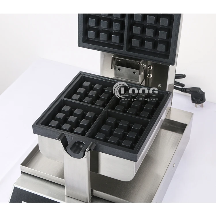 Wholesale Snack Machines Electric Touch Screen Waffles Making Machine Hotel Restaurant Commercial Square Waffle Maker Prices