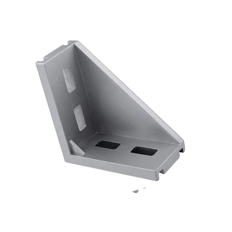profile accessories 310.07/370.07 Die-cast Alu corner bracket with nylon cap Sample available