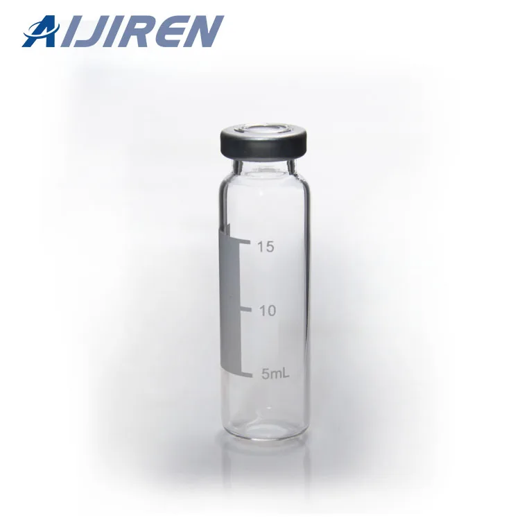 Aijiren 20mm Crimp top Laboratory glass Headspace bottle vial 20ml for gas chromatography Mass spectrometry  analysis