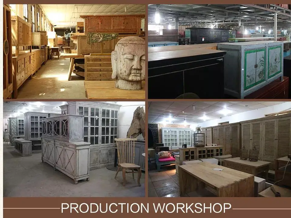 Китайский античный Тибетский шкаф из массива дерева с ручной росписью