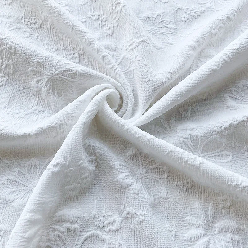 2021 Elegant Royal Blue Jacquard Lace Fabric African Brocade Material  DIY Tissu For Sewing Bridal Dress