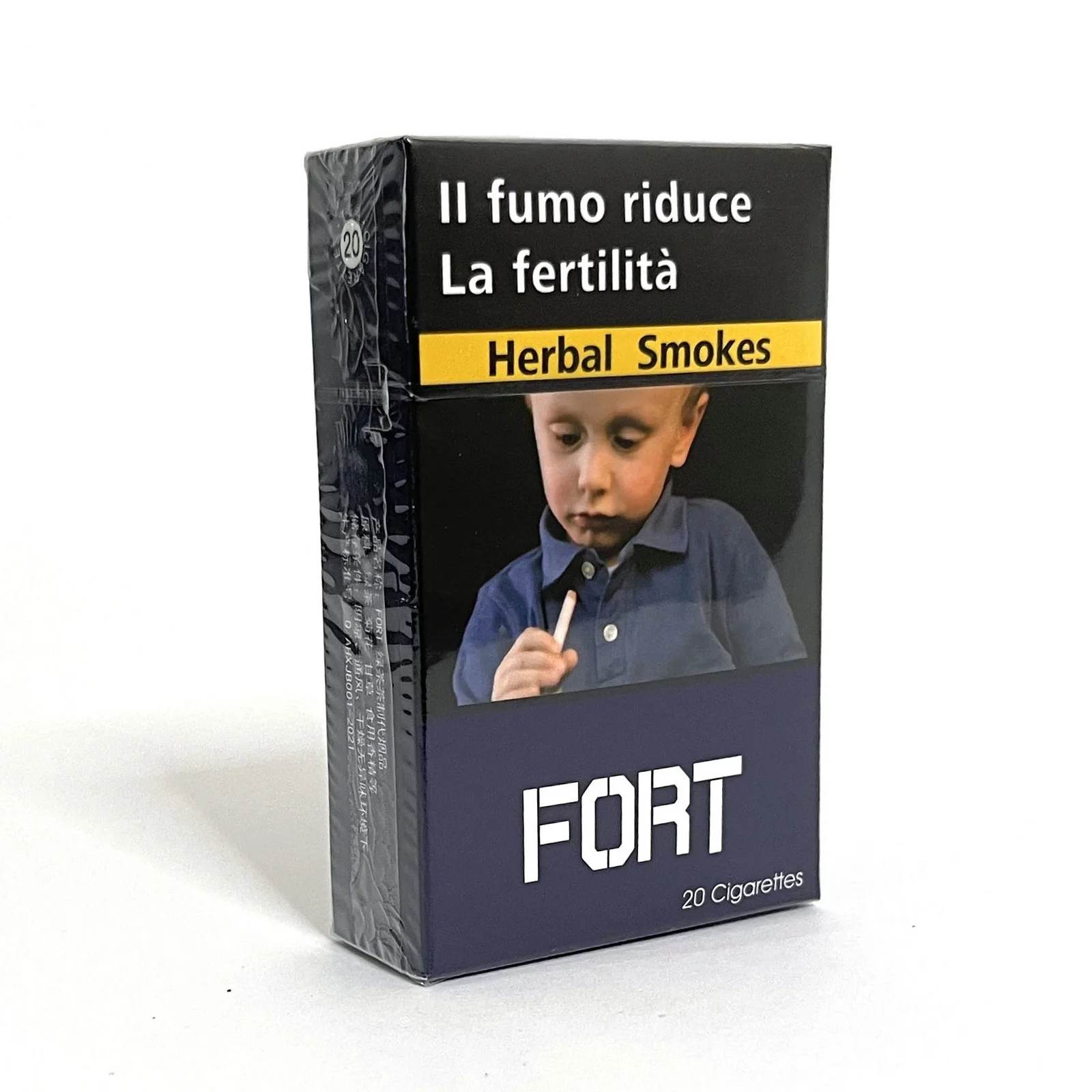 20 Pack Standard Packaging Carton Cigarette Box For Cigarette Packer