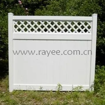 ASTM Certified decorative vinyl fencing 100% New Vinyl