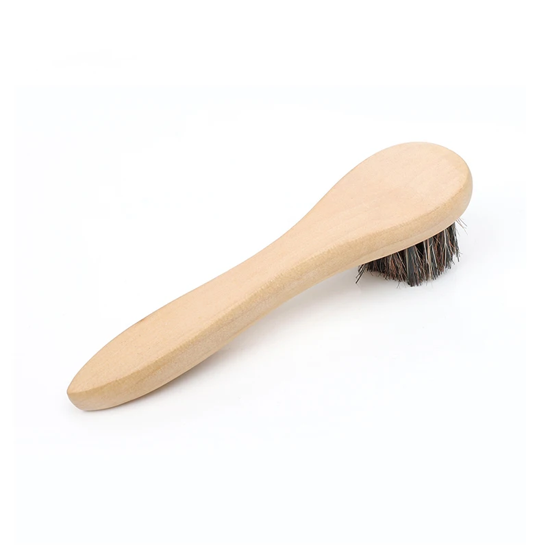 Factory Wholesale Custom Logo Soft Hair Solid Wood Tip Tail Horsehair Brush