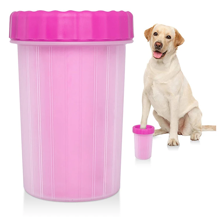 Hot Selling 2 In 1 Portable Soft Silicone Dog Foot Cleaning Cup And Basic Paw Washer For Dogs And Cats On Price