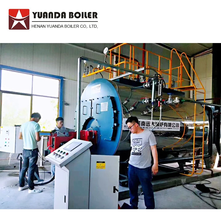 10.000kg/hr gas natural diesel heavy oil steam boiler for a corrugator