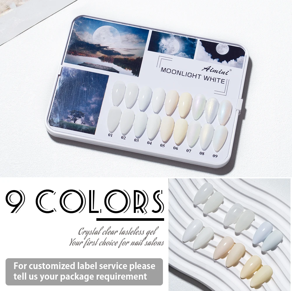 Customized Logo gel polish oem uv color gel Nail Polish set