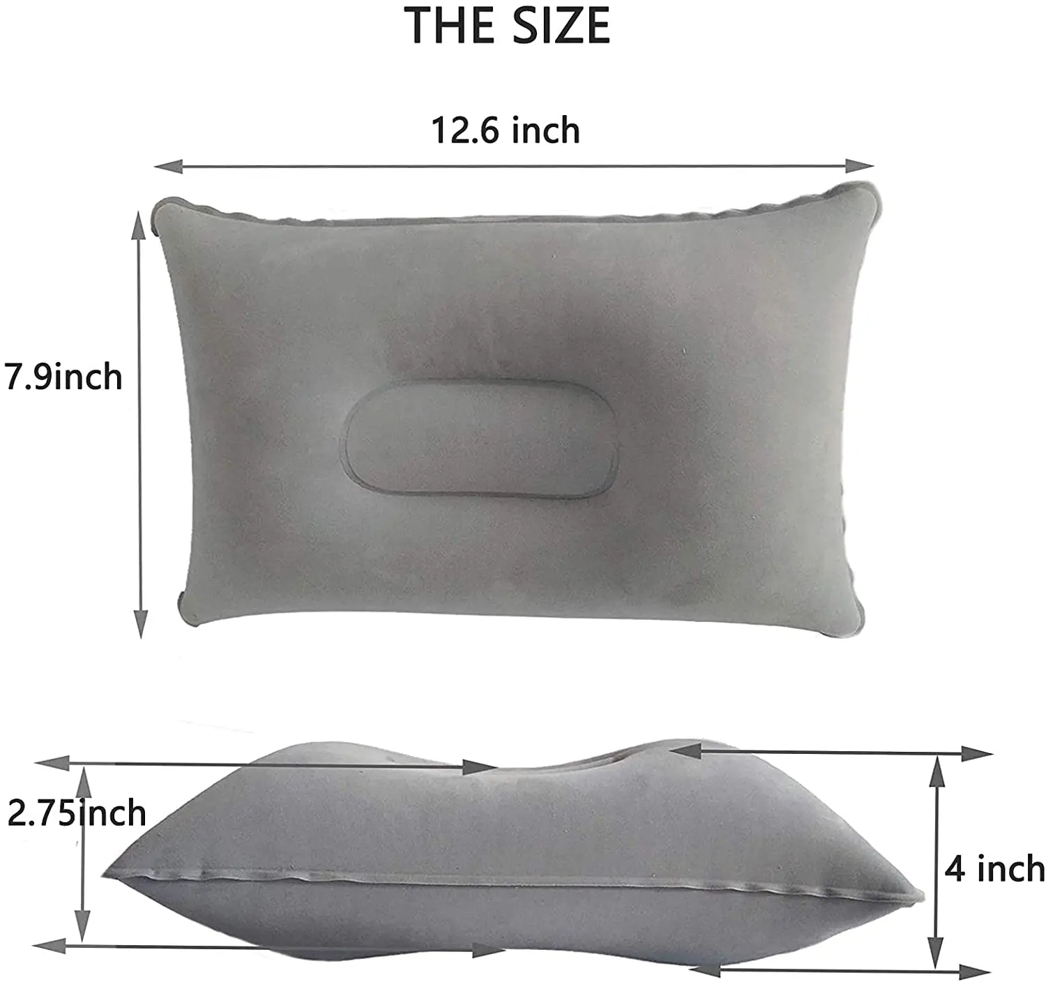 New Arrival 34*22cm Floding Air Pillows Lightweight Ultralight Inflatable Pillow For Sleeping Bedroom Airplane Hotel Camping