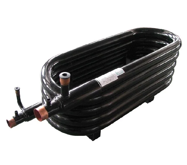 Медная трубка 5hp коаксиальный теплообменник типа А для теплового насоса