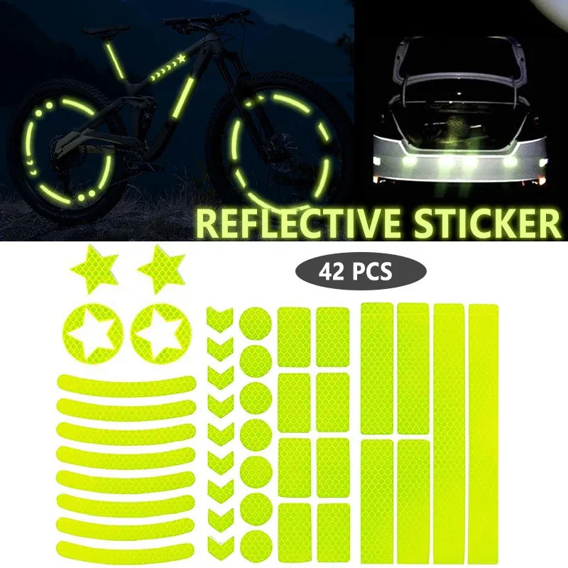 Warning Reflective Stickers Night Visibility Safety Reflective Sticker Waterproof Auto Reflector Tape for Bumper