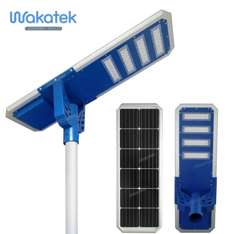  Уличный светильник на солнечной энергии WAKATEK 40 Вт 60 80 100 120 все в