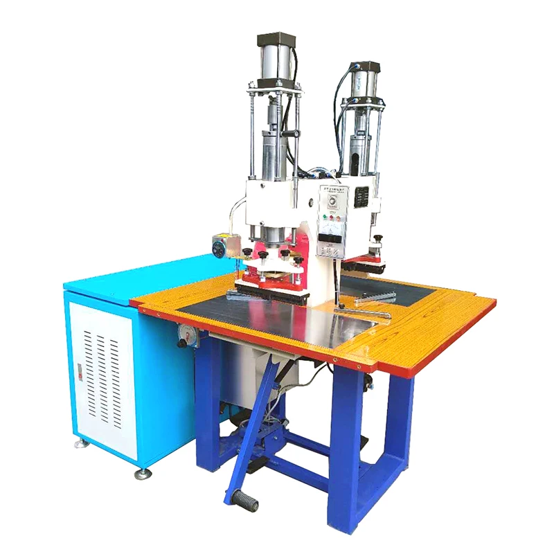 Double head RF pvc fabric welding machine