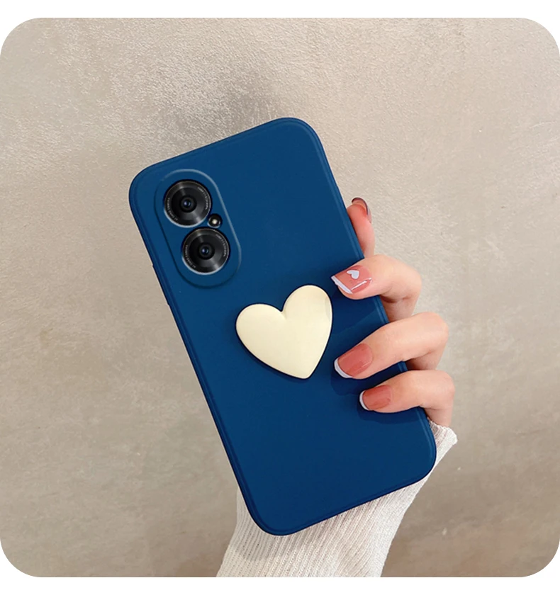 2022 new 3D Lovely heart-shaped  rubber case tpu silicone  soft love heart candy phone case
