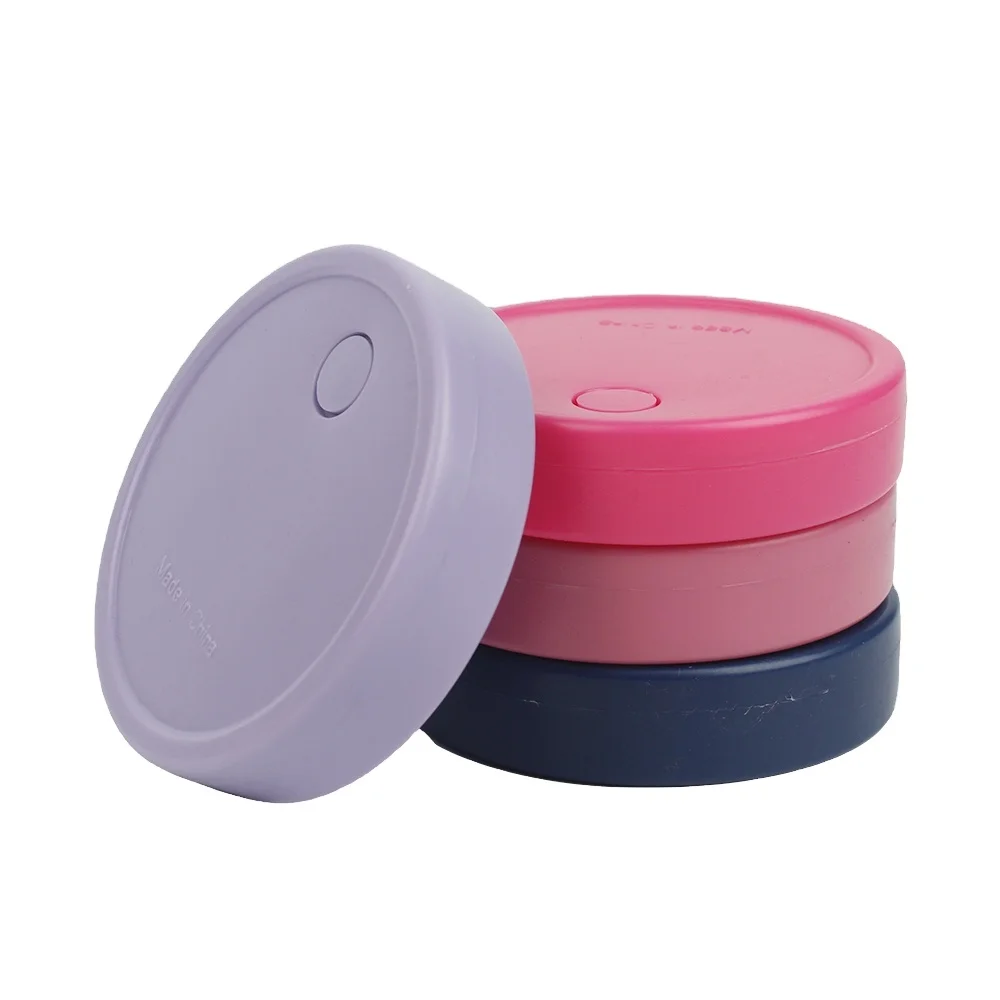 Custom Colorful Plastic Round Ice Pack Can Cooler