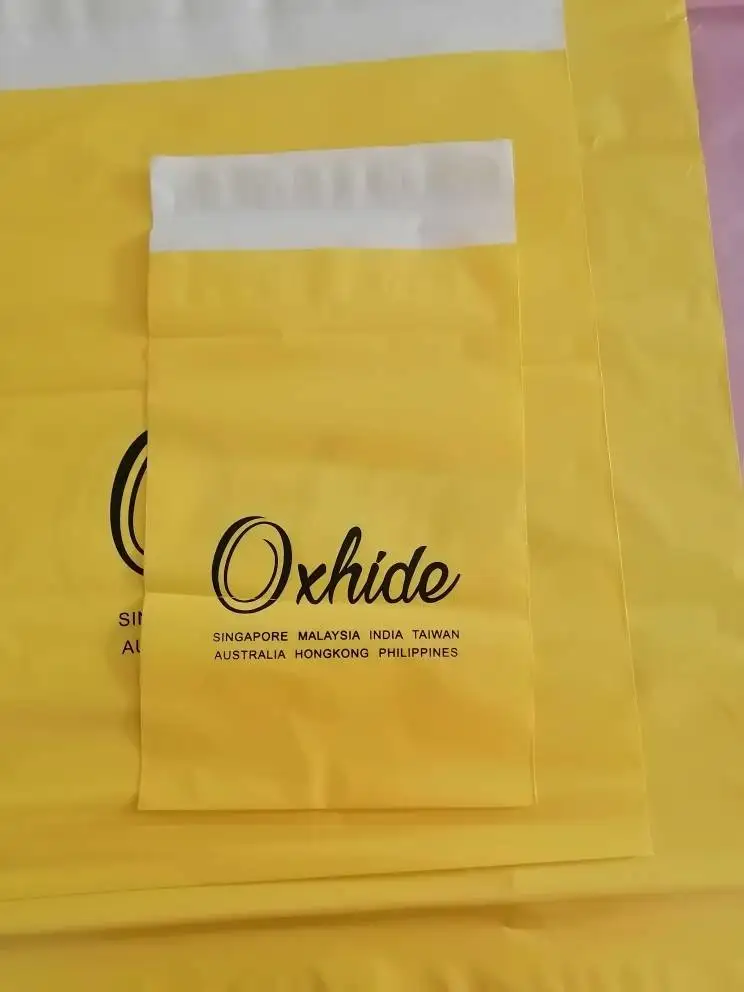 Custom Biodegradable Polly Mailer Bags Waterproof Plastic Shipping Packaging Bags Poly Mailing Bags For Underwear Clothing