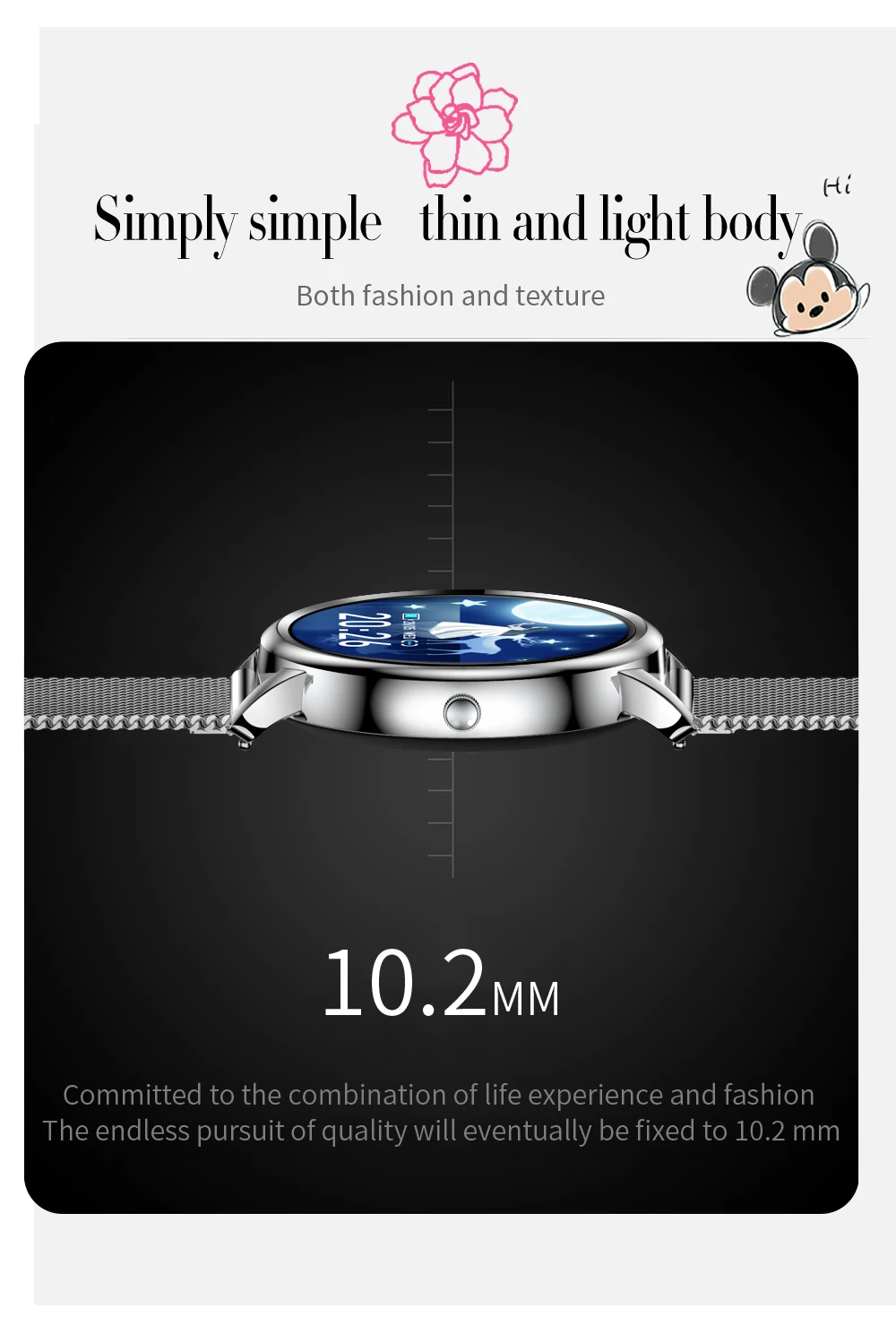 Customized Logo Men Women Smartwatch Sport Android IOS Smart Watch Round Screen Mobile Phone