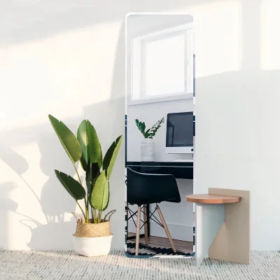 custom modern luxury large big frameless rectangular full length long wall mounted dressing floor standing mirror miroir