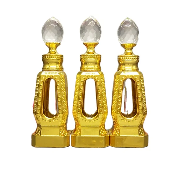 10ml luxury antique metal Arabic style fragrance essential oil bottle