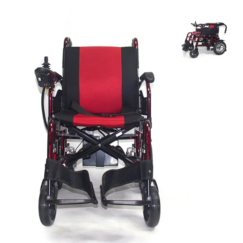 12' Wheel 15-20km range Aluminum Alloy Electric Wheelchair with 250W Taiwan Motor