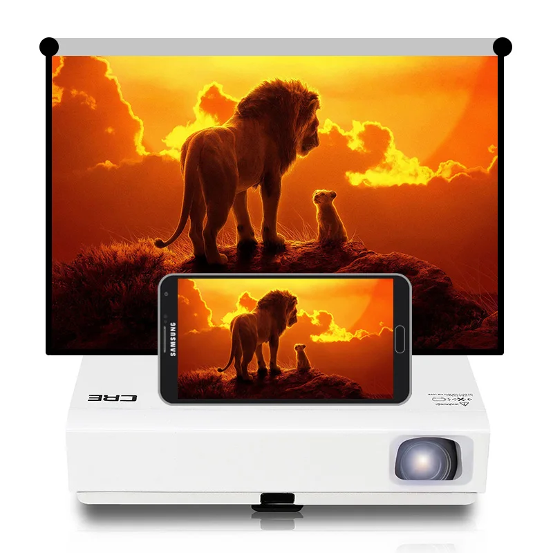 Мини компактный домашний проектор Hd 1280X800 3D Dlp